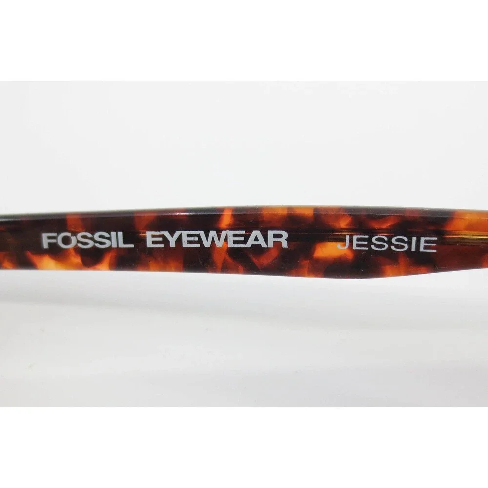 Fossil Eyewear Jessie Oval Tortoise Shell Brown Full Rim Eyeglass Frames 39736